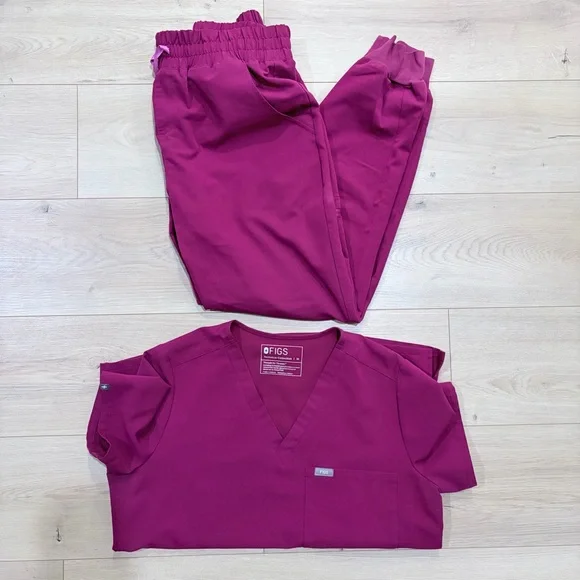 Figs Raspberry Scrub Set - Picture 1 of 1